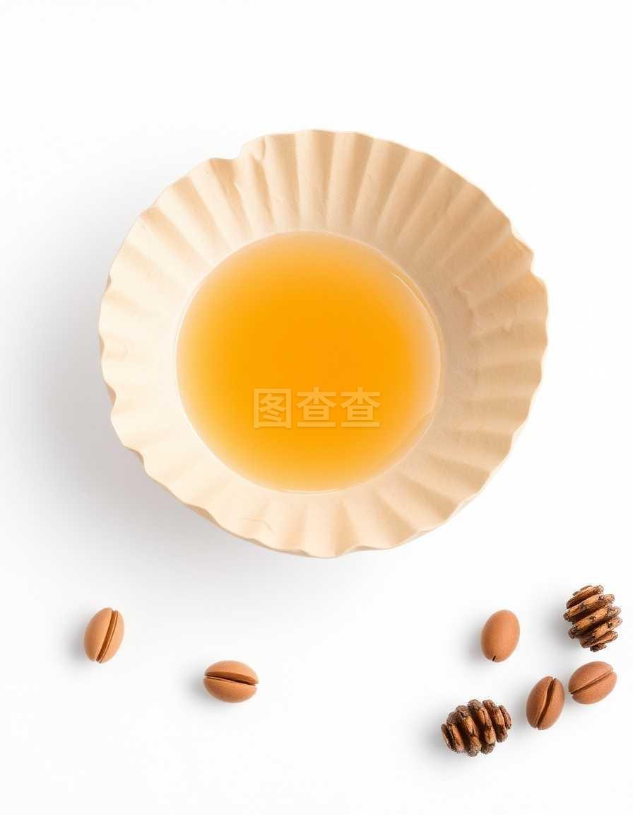 白色背景的纸碗 生活中的平凡美学与实用之选